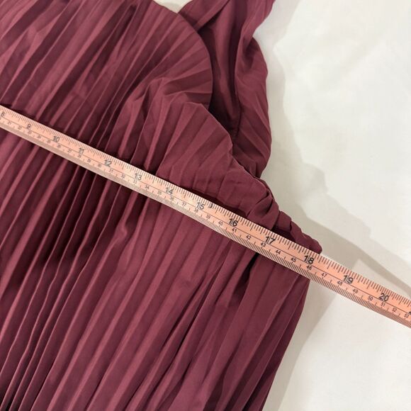 HALARA NWOT Breezeful Plissé Halter Tie-Back Sleeveless Maxi Dress - Size Small - Picture 12 of 14